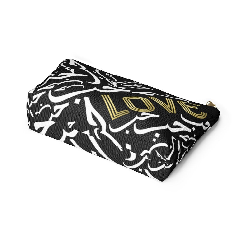 Black LOVE Accessory Pouch