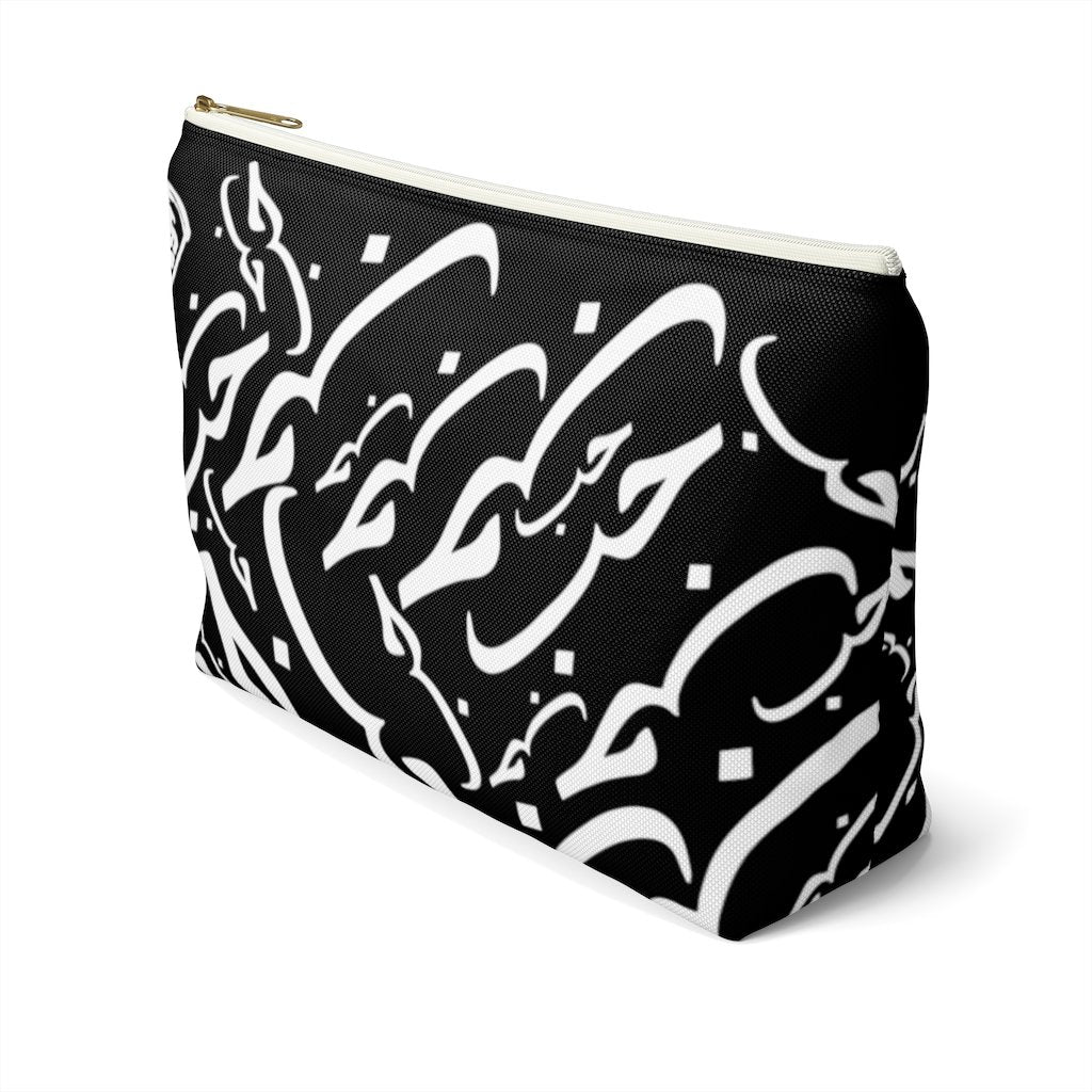 Black LOVE Accessory Pouch