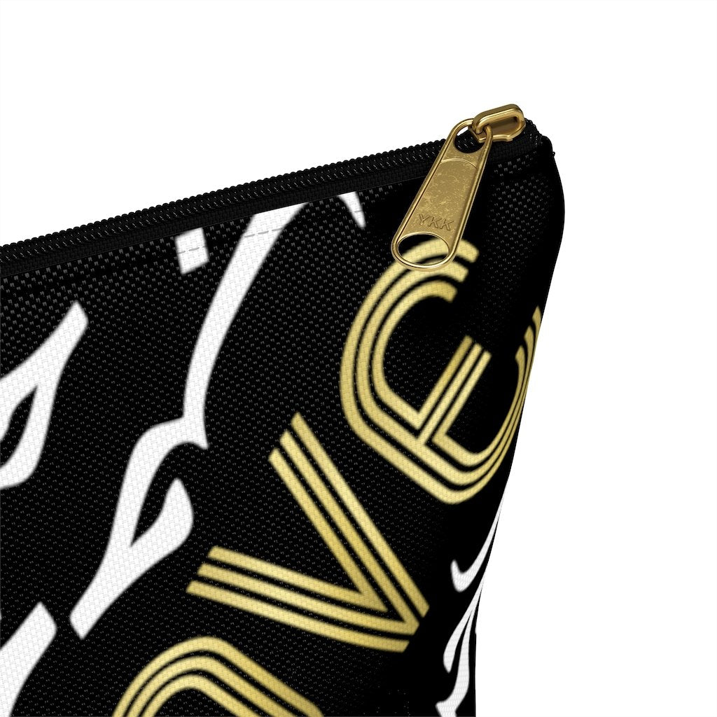 Black LOVE Accessory Pouch