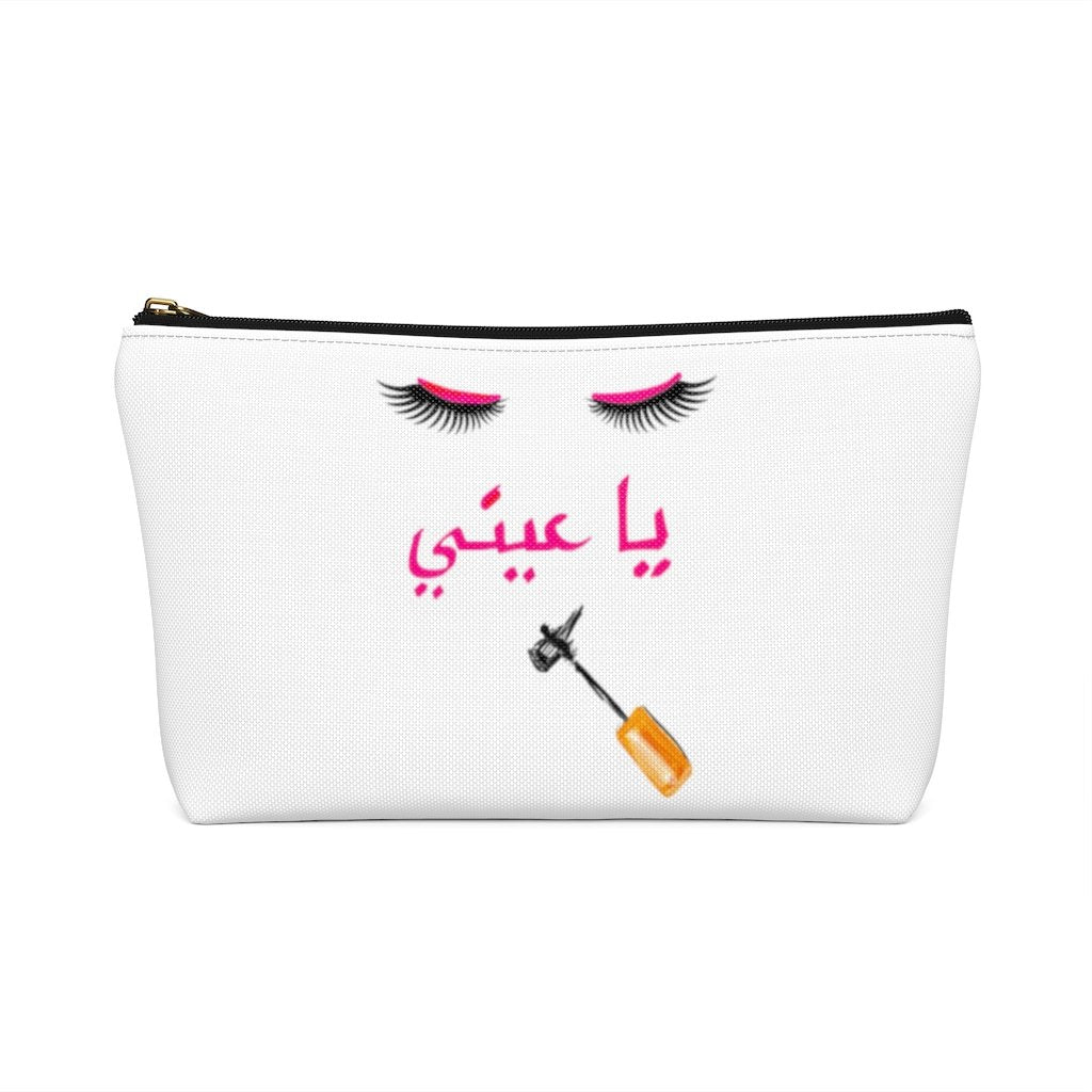 White Eyelash "Oo La La" Accessory Pouch