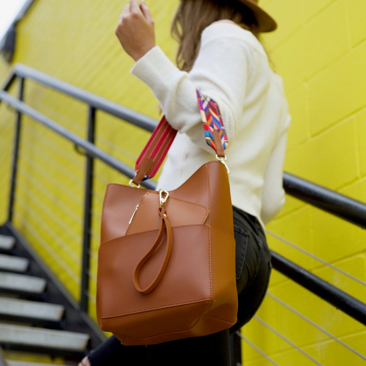 Handbag & Matching Wristlet